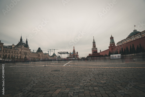 Red Square, Moscow, Russia - overcast weather