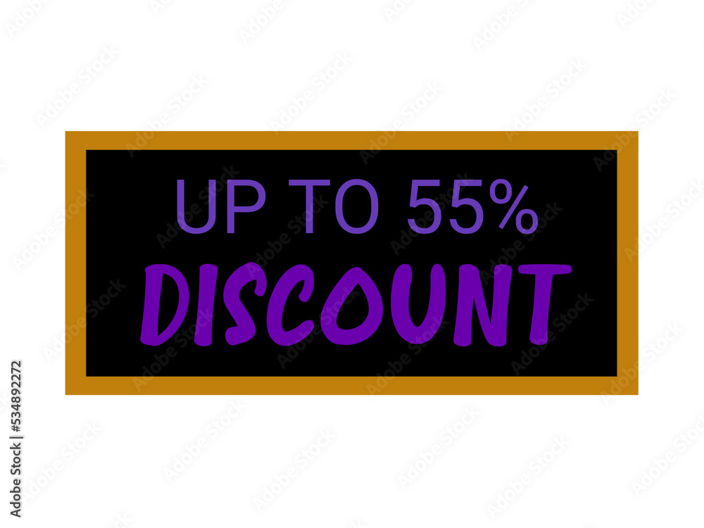 Up to 55% discount Up to 55% discount