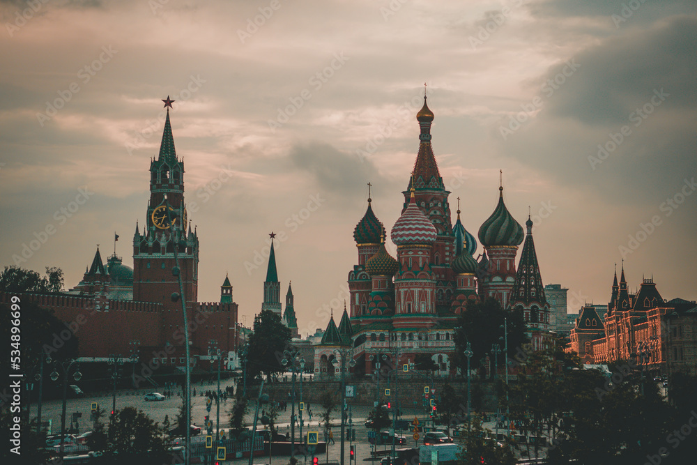 Kremlin skyline, Moscow, Russia