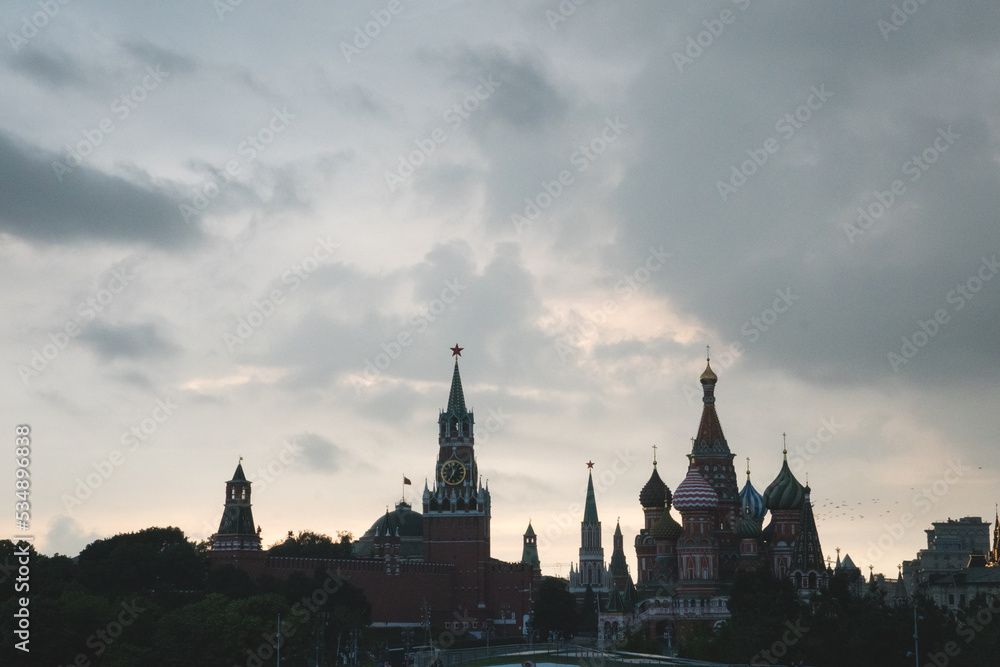 Kremlin skyline, Moscow, Russia