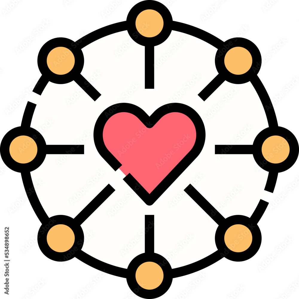 Center point icon symbol element