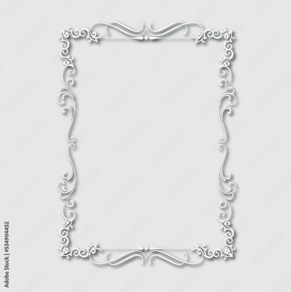 Frame, in the style of an ornament, Vector illustration eps 10, Art. Frame, in the style of an ornament, Vector illustration eps 10, Art.
