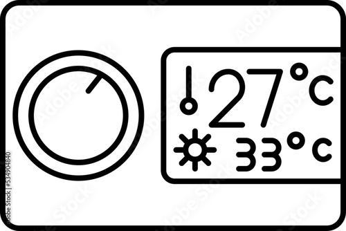 thermostat icon