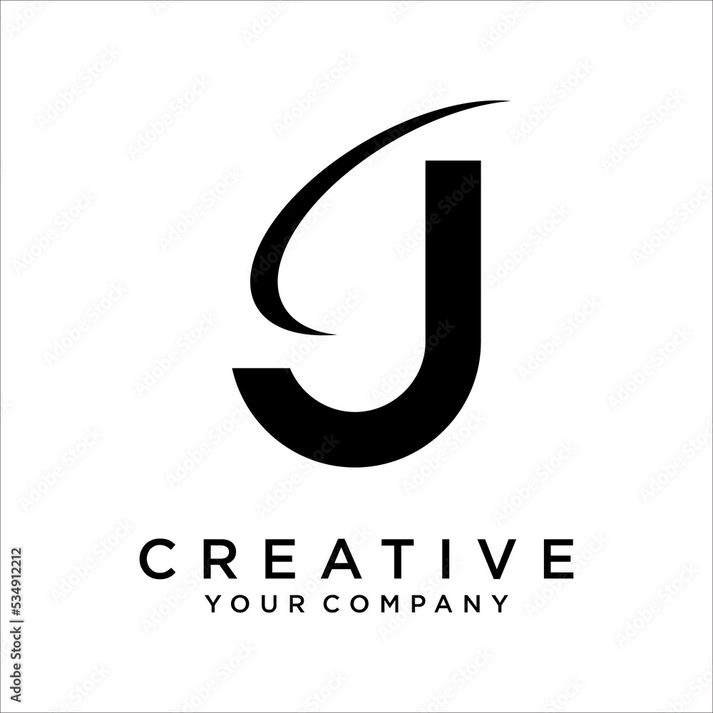 Letter J logo icon design template elements Letter J logo icon design template elements