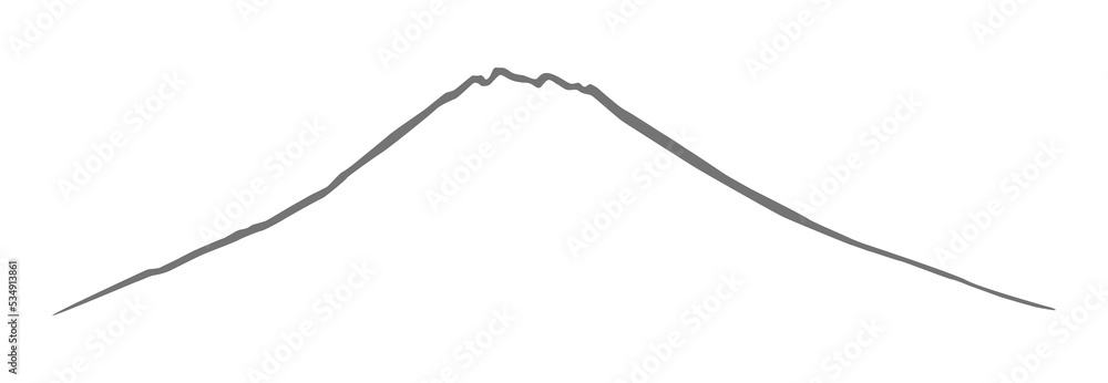 Simple Line Art of the Mountain Silhouette for Logo, Pictogram, Art Illustration, Apps, Website or Graphic Design Element. Format PNG Simple Line Art of the Mountain Silhouette for Logo, Pictogram, Art Illustration, Apps, Website or Graphic Design Element. Format PNG