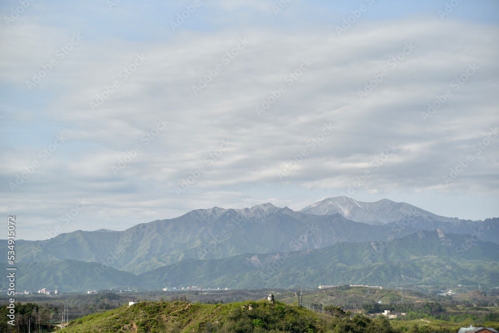 landscape with clouds, Mt. Seorak, Korea