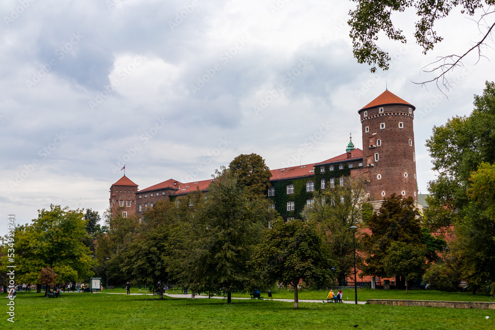 castle on the Wawel hill