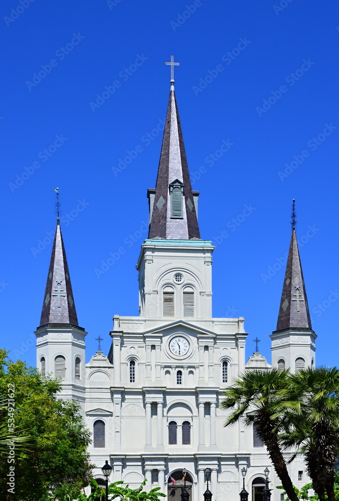 Historical Cathedral in New Orleans, Louisiana