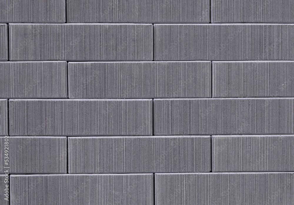 Brick wall texture seamless. Gray striped stone pattern background ...