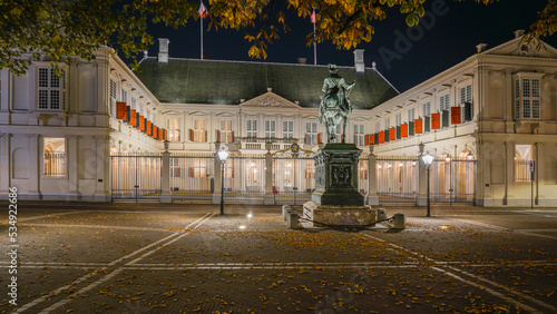 Den Haag Paleis Noordeinde at Night