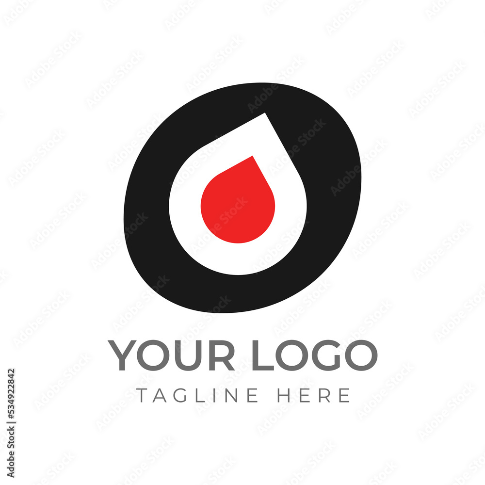 Medical logo design. Logo design for blood test Medical logo design. Logo design for blood test