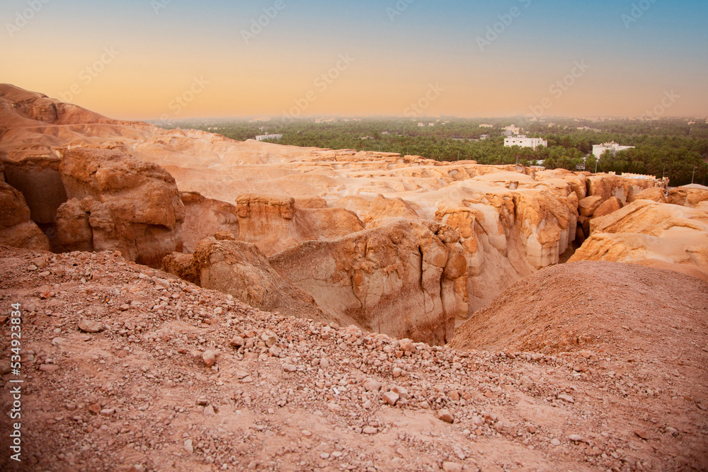 This hidden gem in the middle of Saudi Arabia is totally worth a visit. A Qarah mountain are formations made from sand, located in the city of Al Hofuf. Caves and panoramic views.