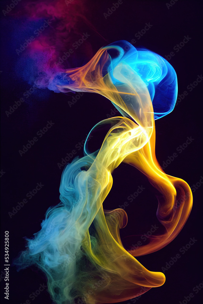 Obraz premium Bunter Dampf