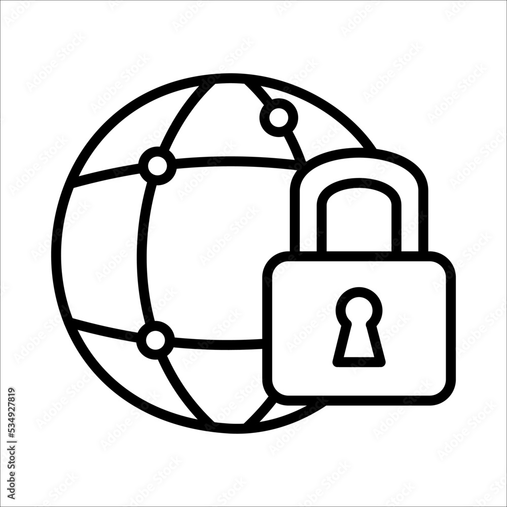 internet Secure Icon Logo Design Vector Template Illustration Sign And Symbol Pixels Perfect internet Secure Icon Logo Design Vector Template Illustration Sign And Symbol Pixels Perfect