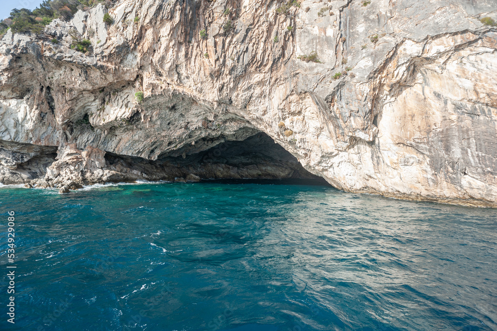 A small hidden cave in Greece