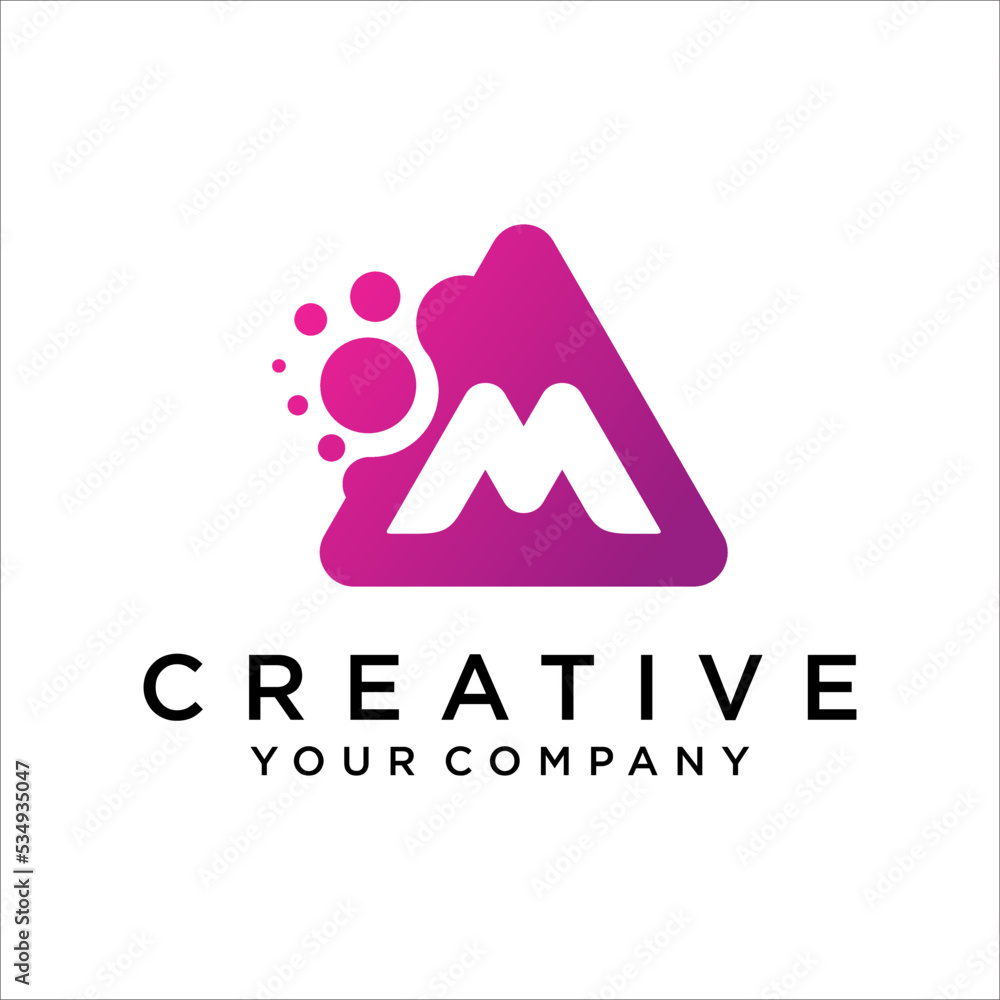 Letter M Logo Design Template Vector Element Letter M Logo Design Template Vector Element