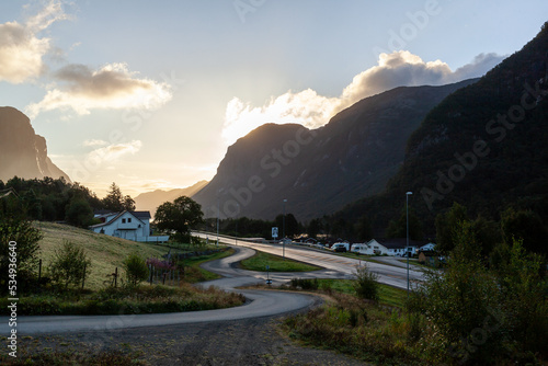 Obraz na płótnie Spectacular Nature Rogaland Norway fiord landmark w salonie