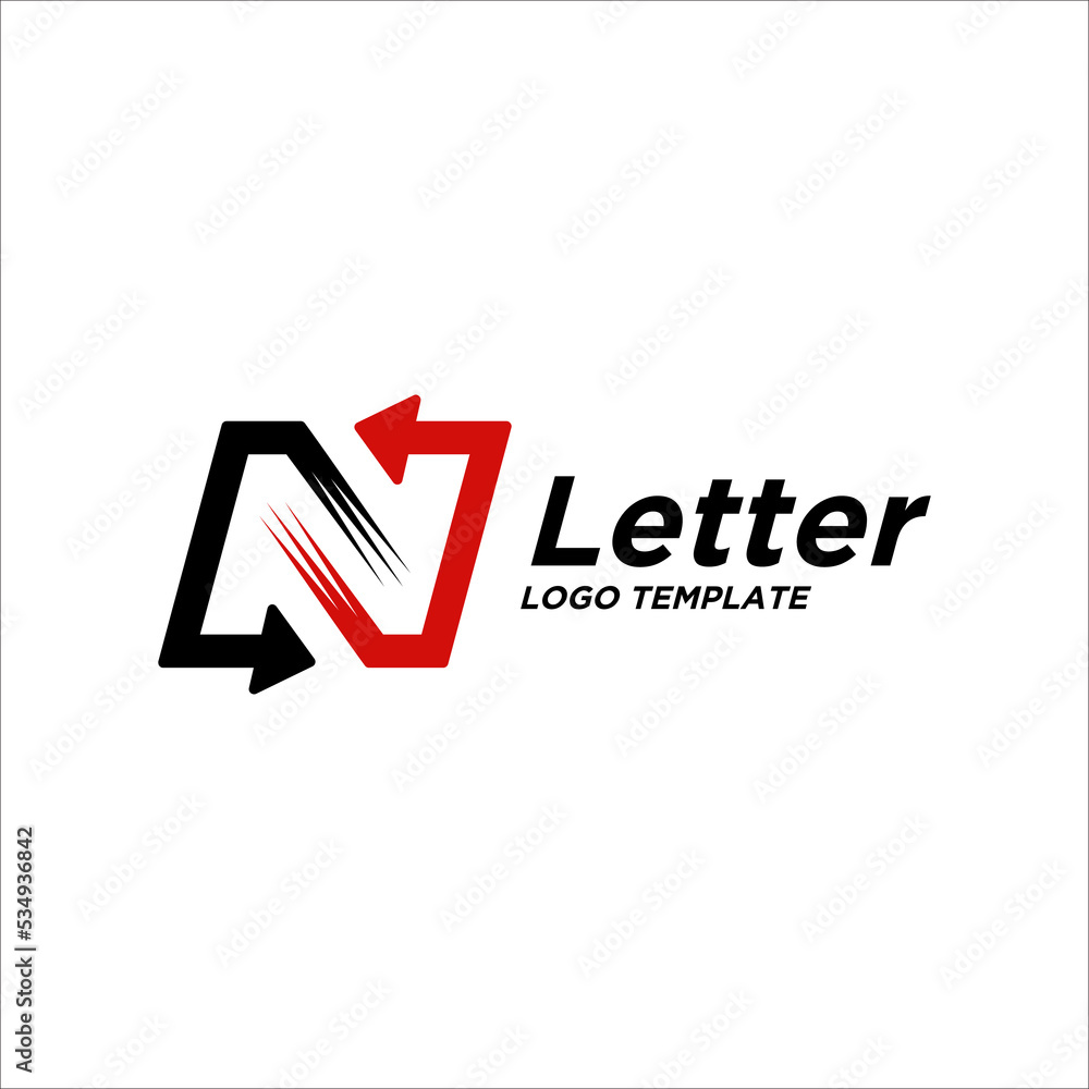 Letter N logo icon design vector template elements Letter N logo icon design vector template elements