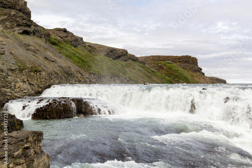 the Gulfoss waterfall in  Haukadalur, Iceland © A.N.Foto