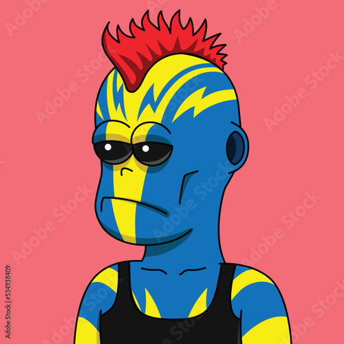 cartoon monster. monster character. Vector illustrations.