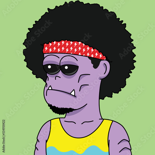 cartoon monster. monster character. Vector illustrations.