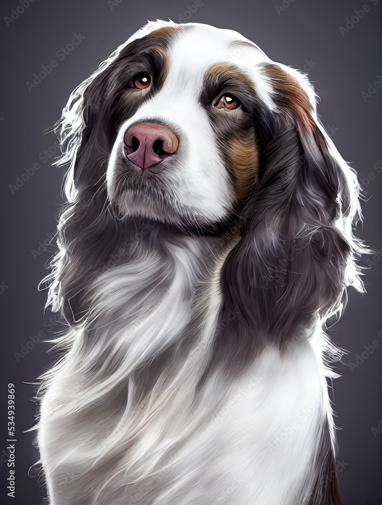 Fototapeta premium Soulful Springer Spaniel