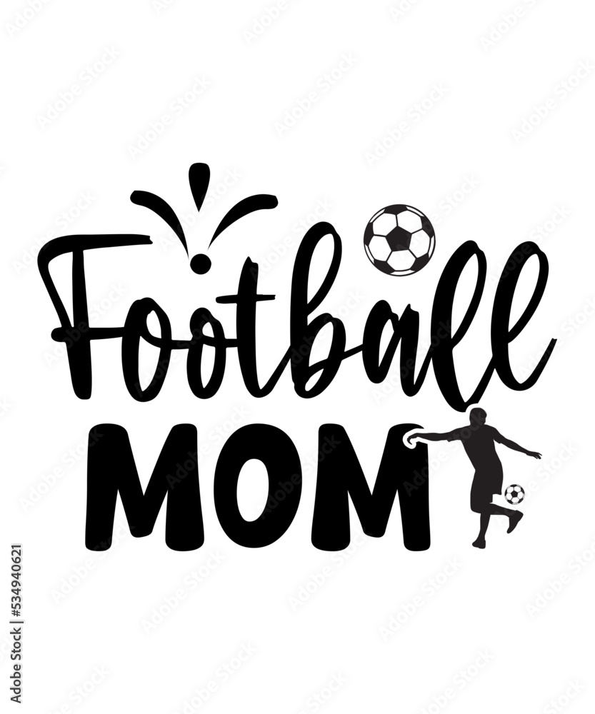 Football Mom SVG Bundle, Football SVG, Football Shirt SVG, Football Mom