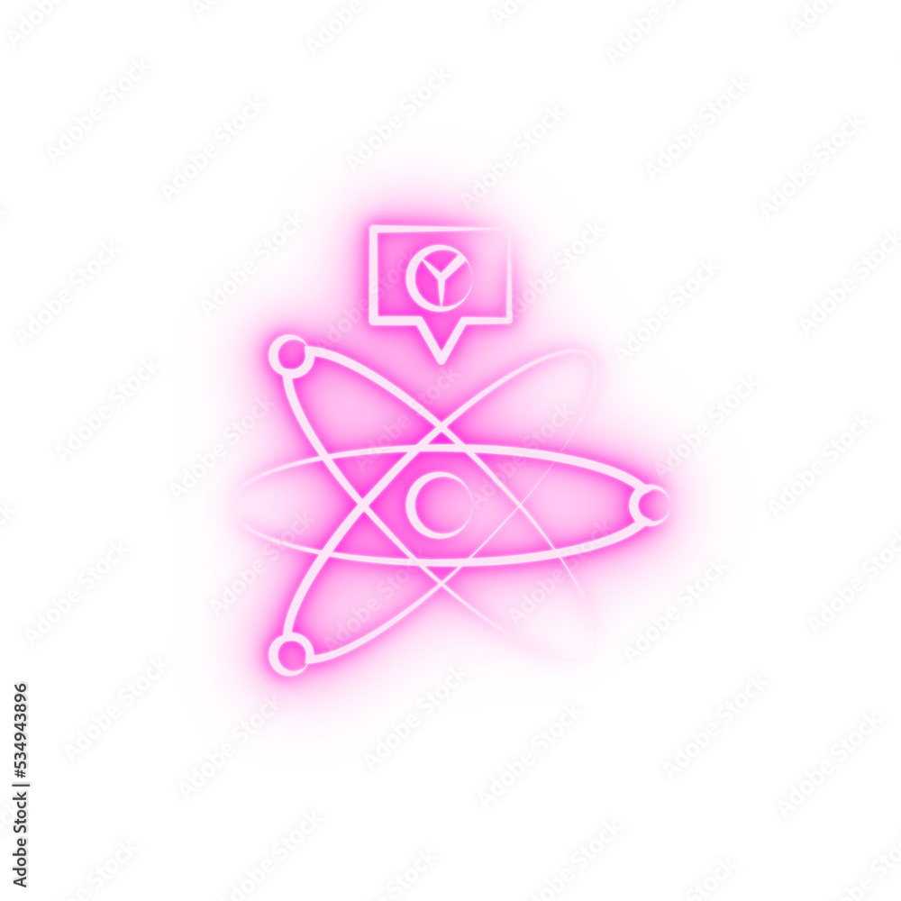 Cold fusion neon icon