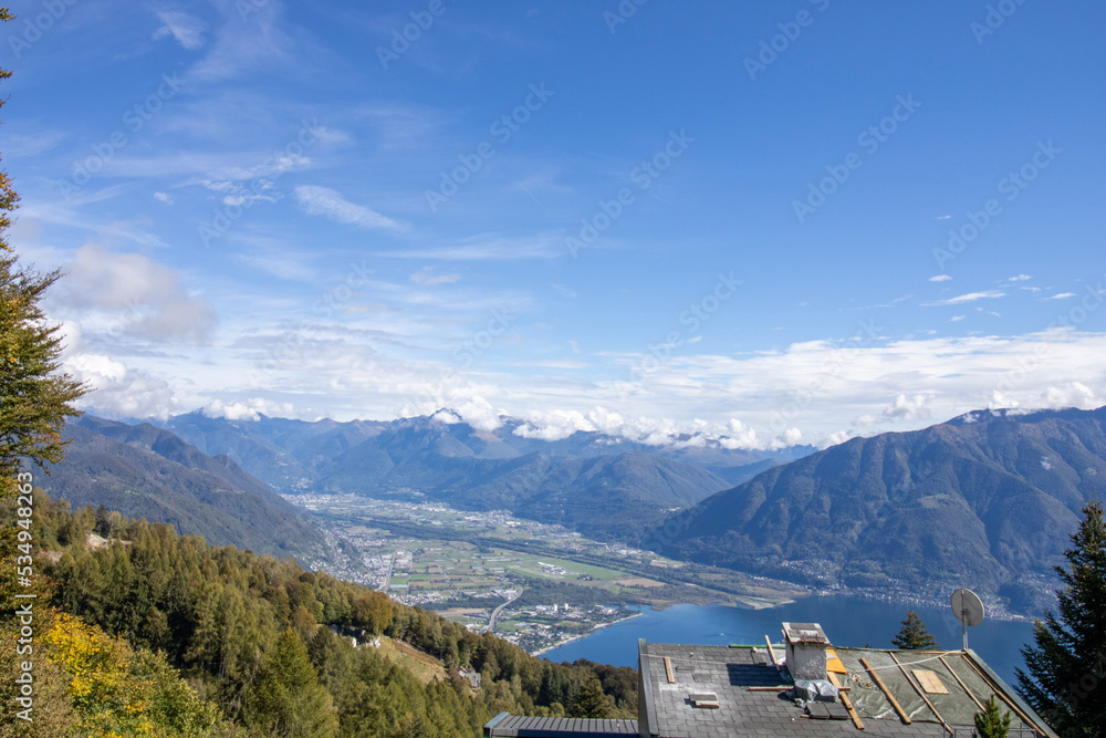 Images of Lake Maggiore from Locarno, Switzerland