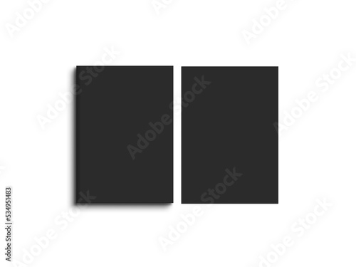 Dark document with letterhead mockup