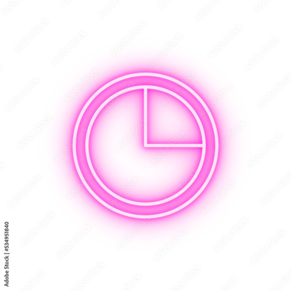 time neon icon time neon icon