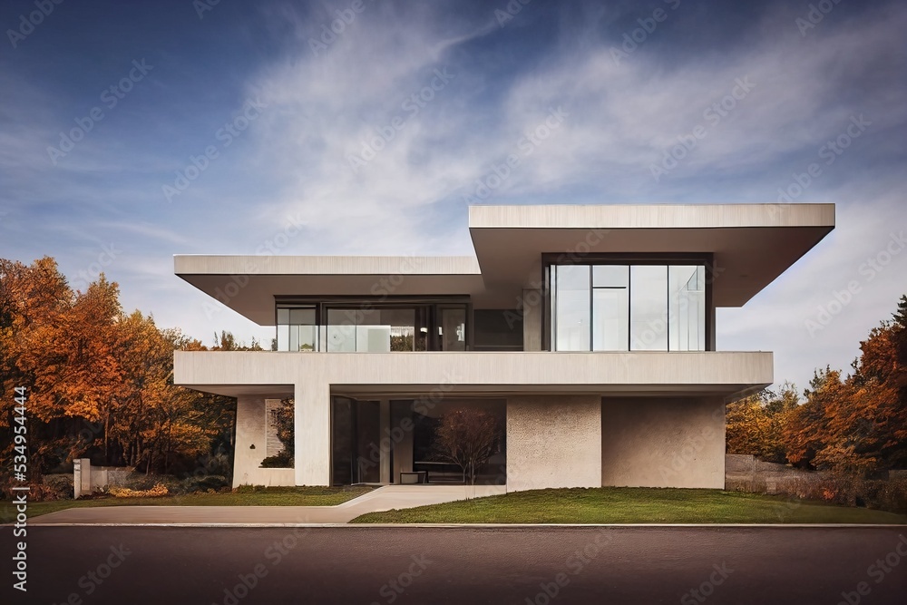 3d rendering of modern cozy house, 3d illustration 3d rendering of modern cozy house, 3d illustration