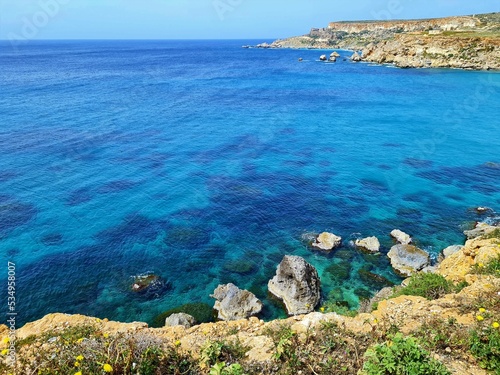 Küste bei Golden Bay, Malta II