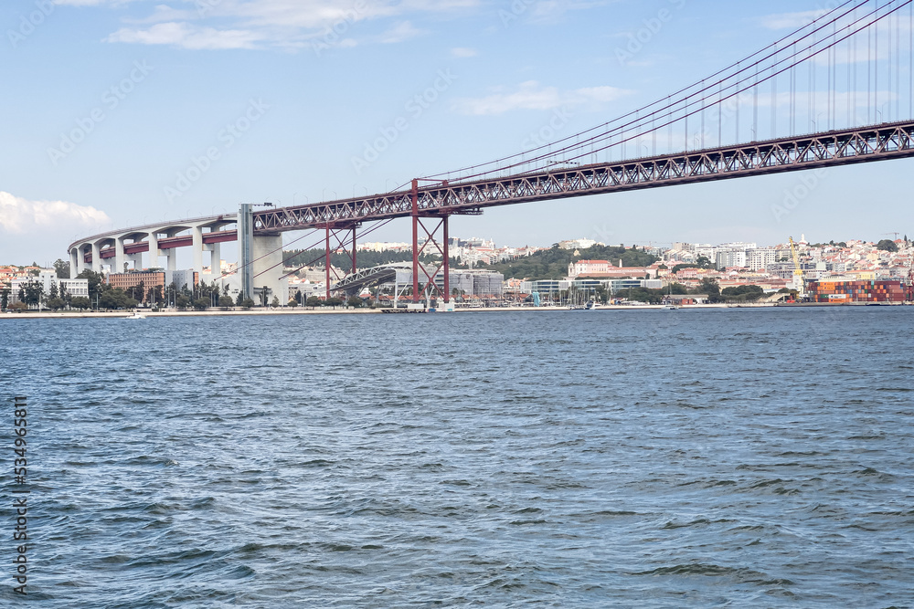 Fototapeta premium Bridge of 25th April in Lisbon