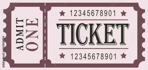 Ticket retro