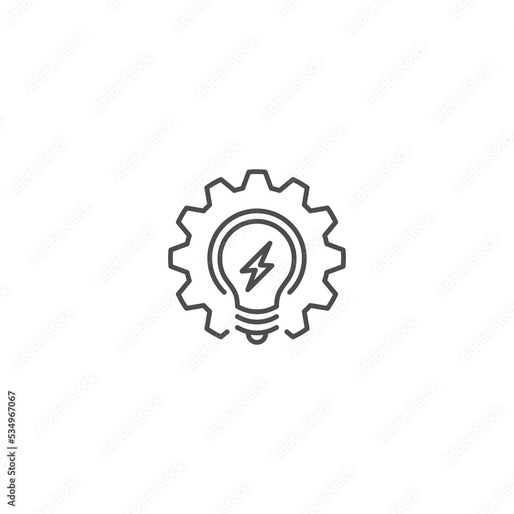 Energy Icons - Vector Line in white background Energy Icons - Vector Line in white background