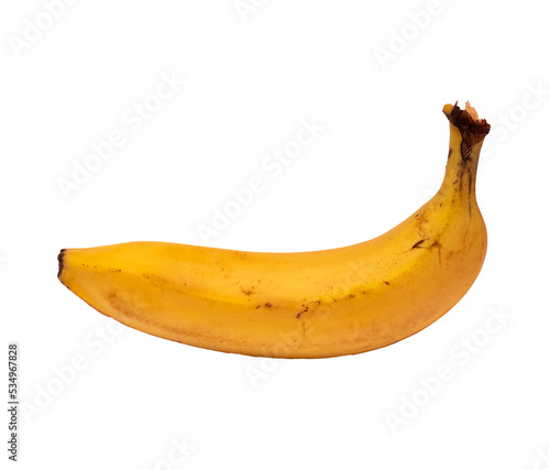 banan na przezroczystym tle, png, banan ze skórką photo