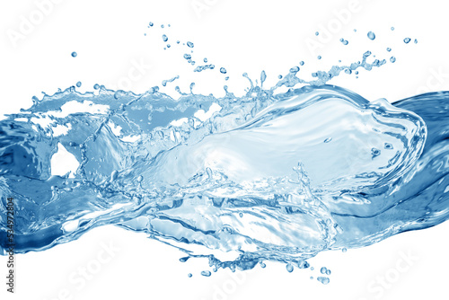 Water, water splash isolated on white background 