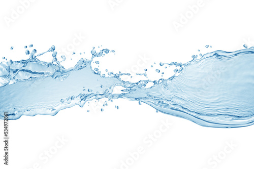 Water, water splash isolated on white background 