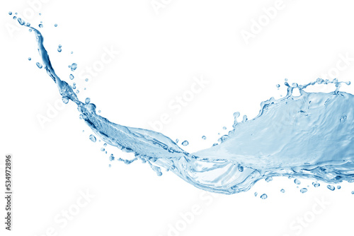 Water, water splash isolated on white background 