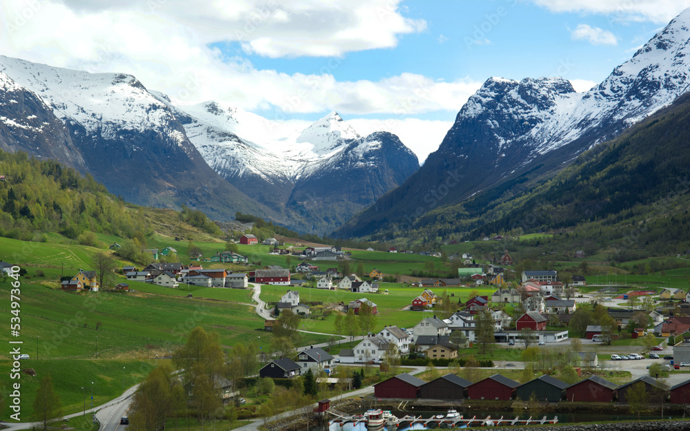 A View Around Olden, Norway.