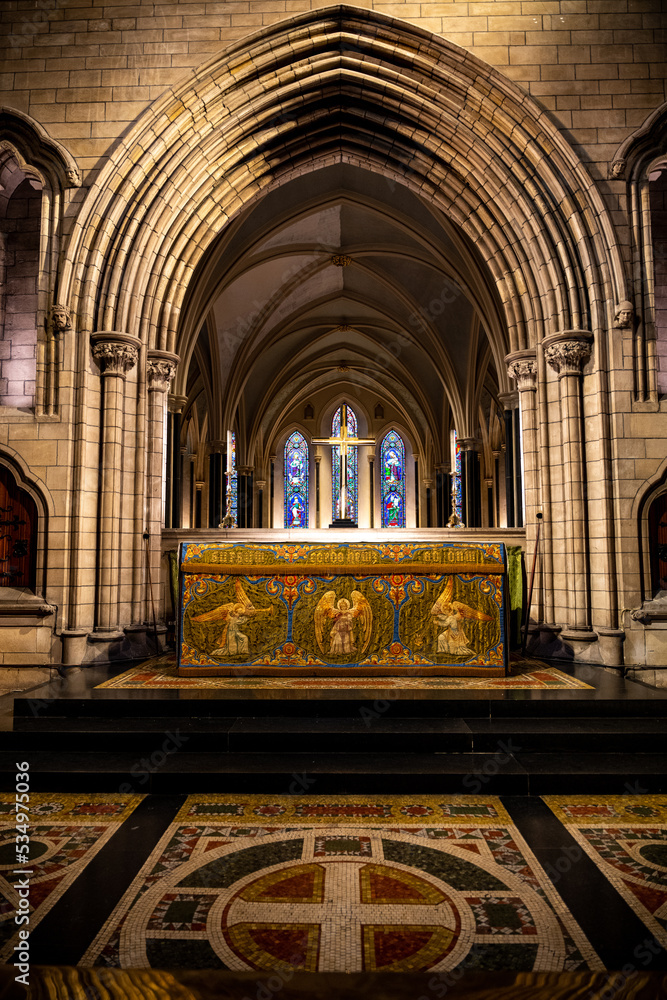 Obraz premium cathédrale saint patrick dublin église church christ religion