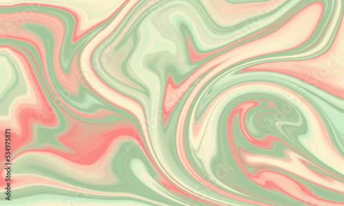 abstract marble green pink texture background
