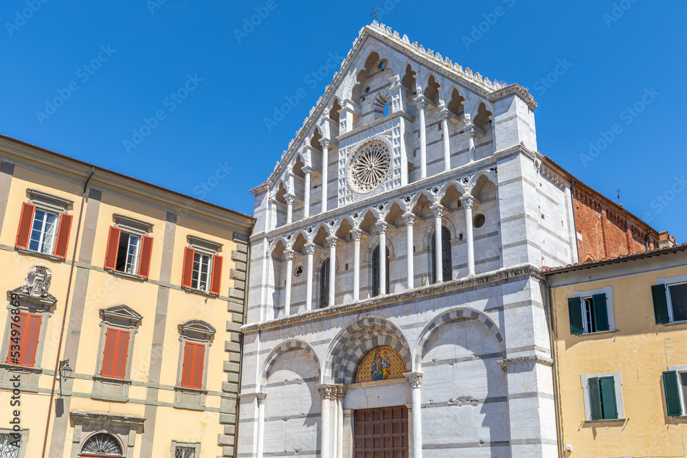 Fototapeta premium Eglise Sainte-Catherine d'Alexandrie, à Pise, Italie 