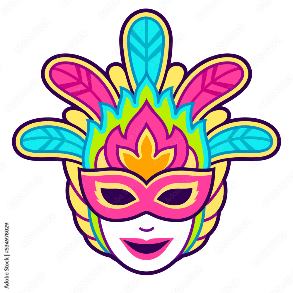 Carnival mask for Masskara Festival Carnival mask for Masskara Festival