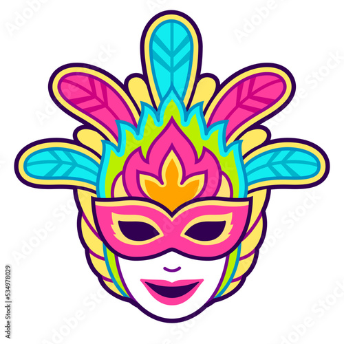 Carnival mask for Masskara Festival
