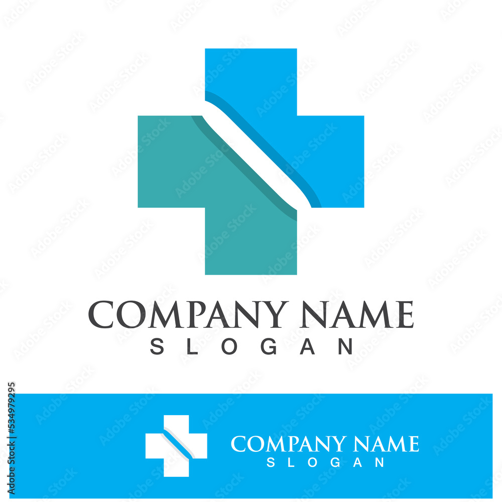 Medical health icon digital logo design Medical health icon digital logo design