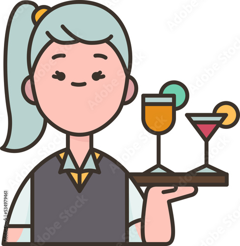 waitress icon