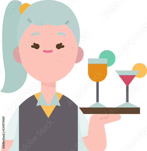 waitress icon