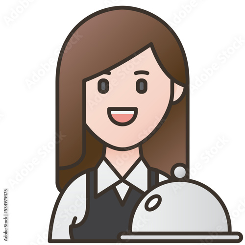 waitress icon